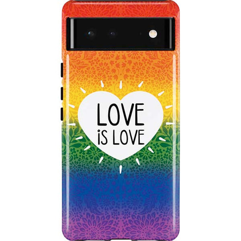 Love Is Love Rainbow Pixel Cases